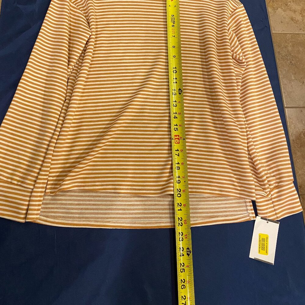 NWT Moa Moa Long Sleeve Shirt Women's Stripped LARGE - Picture 5 of 5